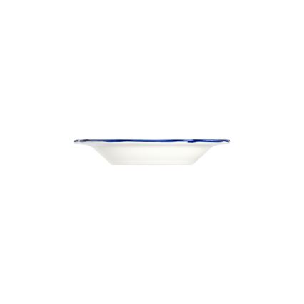 Jídelní sada 24 ks bílá/modrá/žlutá/porcelán
