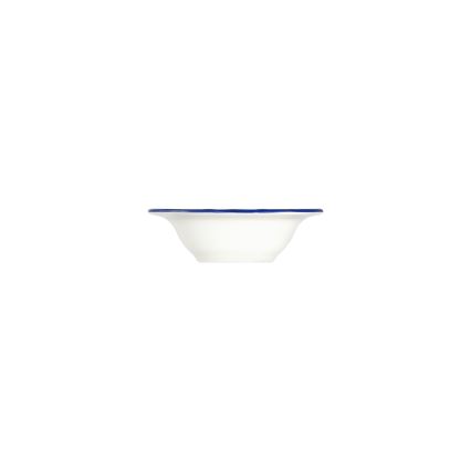 Jídelní sada 24 ks bílá/modrá/žlutá/porcelán