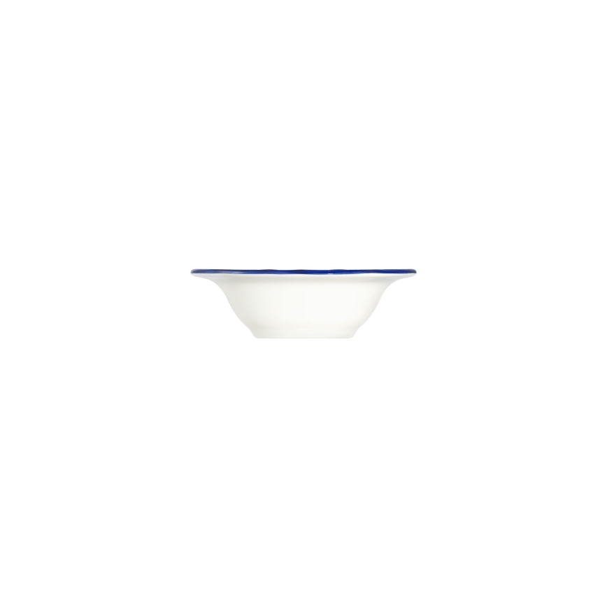 Jídelní sada 24 ks bílá/modrá/žlutá/porcelán
