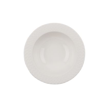 Jídelní sada 24 ks bílá/porcelán