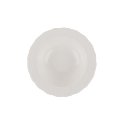 Jídelní sada 24 ks bílá/porcelán