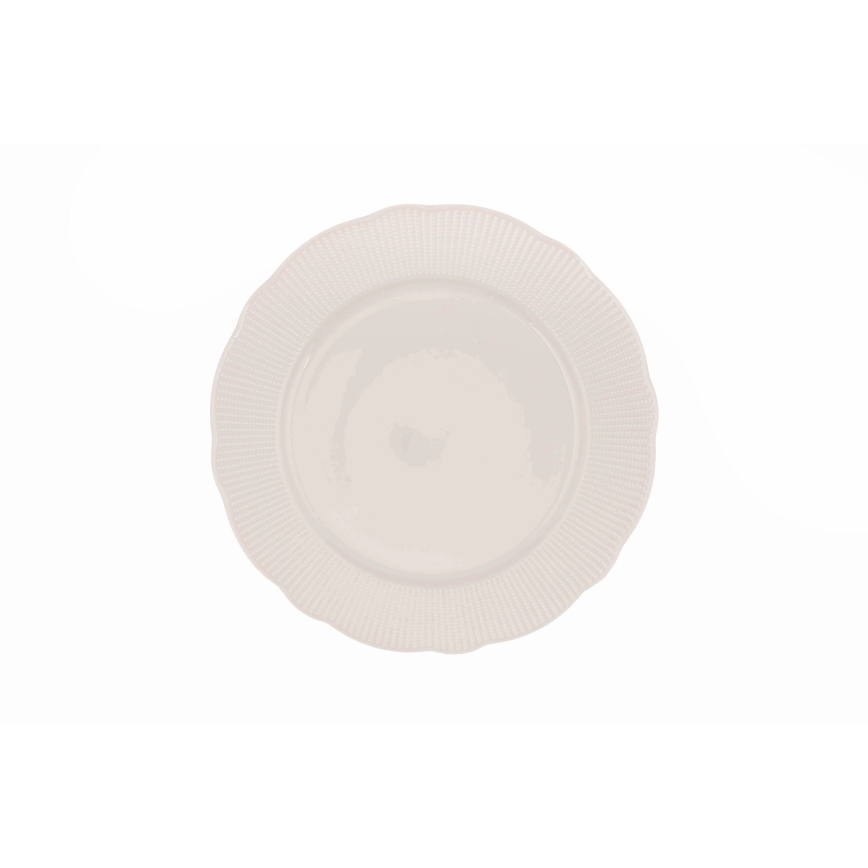 Jídelní sada 24 ks bílá/porcelán