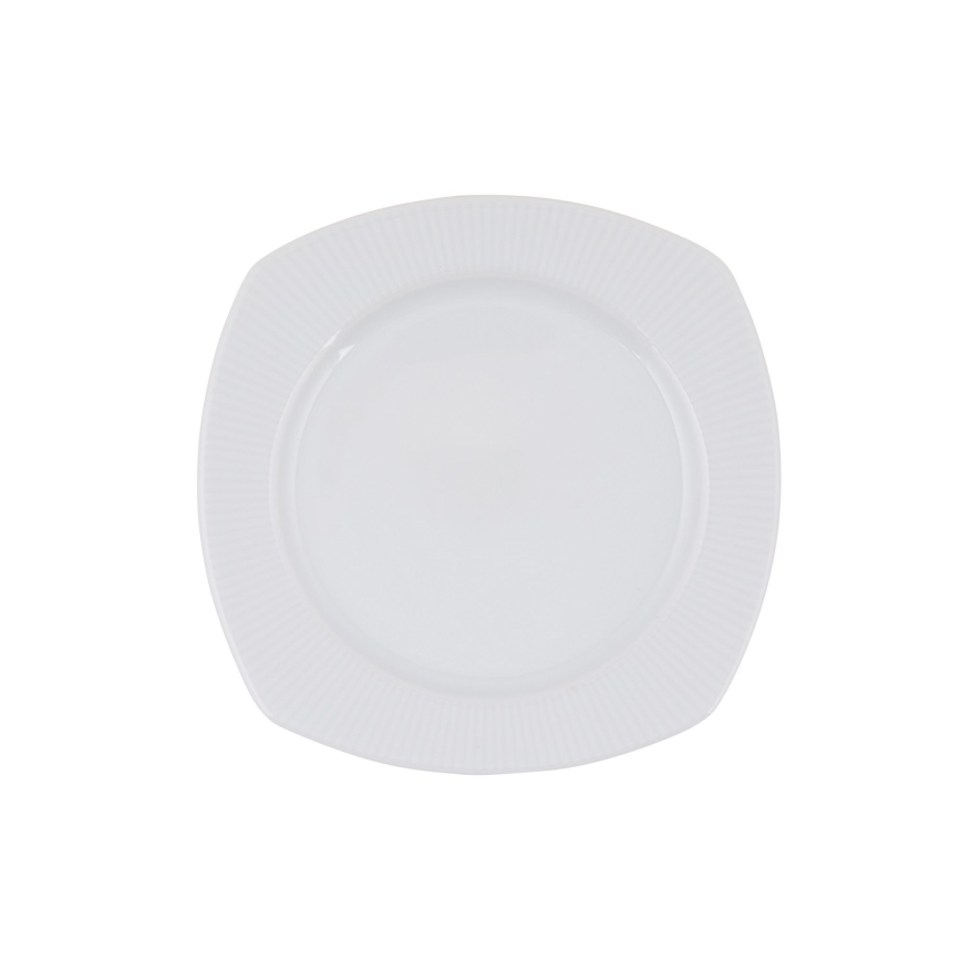 Jídelní sada 24 ks bílá/porcelán