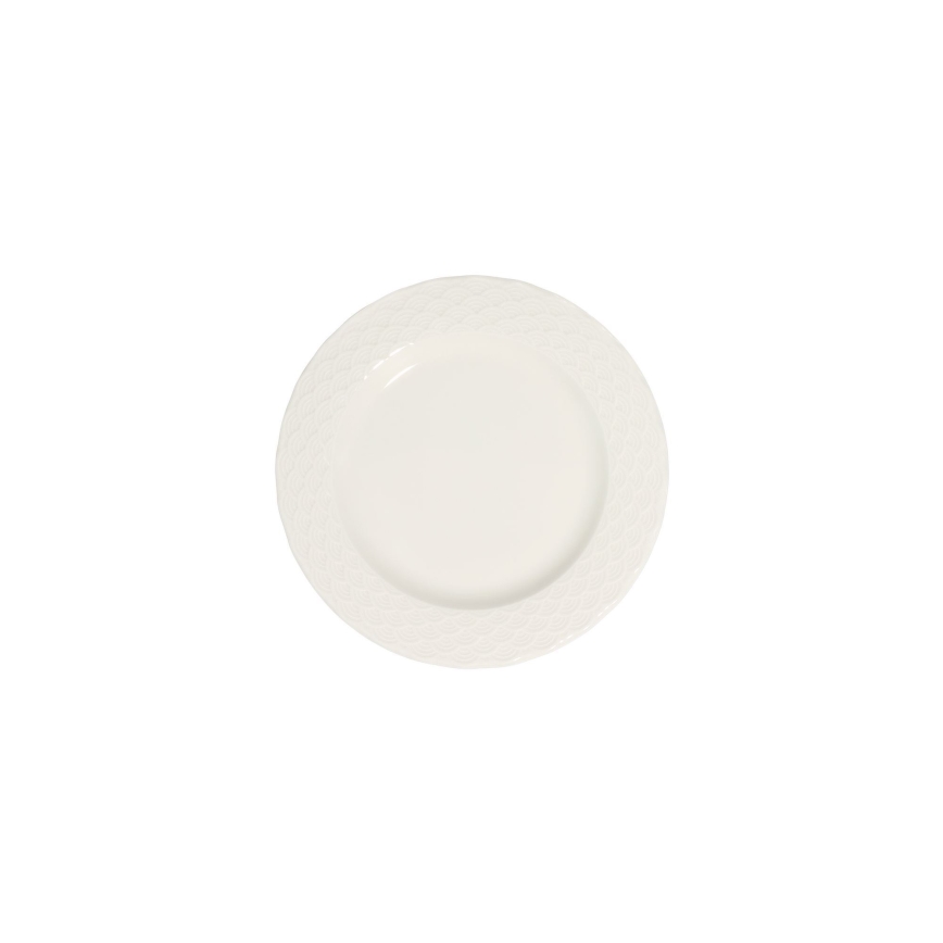 Jídelní sada 24 ks bílá/porcelán