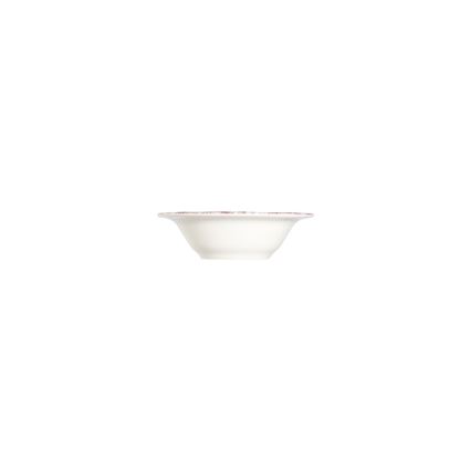Jídelní sada 24 ks bílá/růžová/porcelán