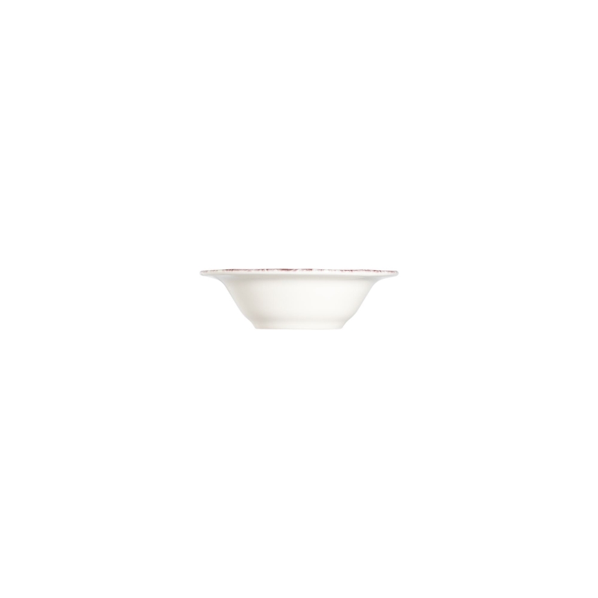 Jídelní sada 24 ks bílá/růžová/porcelán