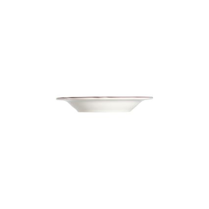 Jídelní sada 24 ks bílá/růžová/porcelán