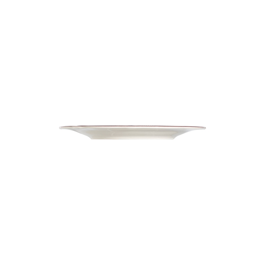 Jídelní sada 24 ks bílá/růžová/porcelán