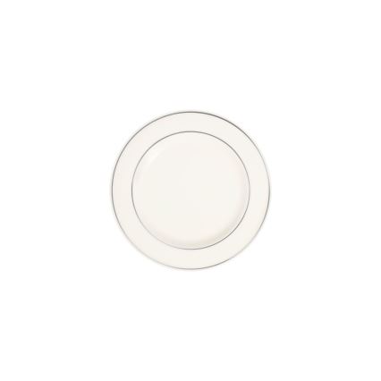 Jídelní sada 24 ks bílá/stříbrná/porcelán