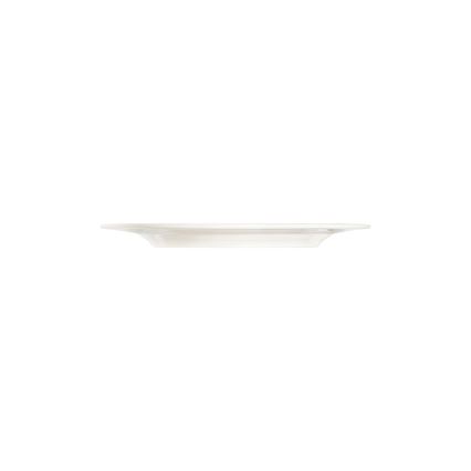 Jídelní sada 24 ks bílá/stříbrná/porcelán