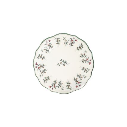 Jídelní sada 24 ks bílá/zelená/červená/porcelán