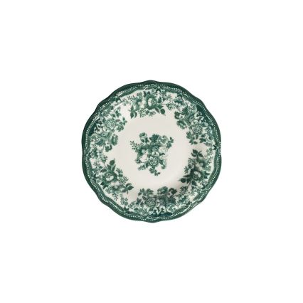 Jídelní sada 24 ks bílá/zelená/porcelán