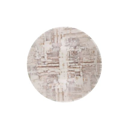 Jídelní sada 24 ks hnědá/bílá/porcelán