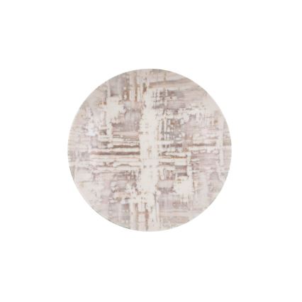 Jídelní sada 24 ks hnědá/bílá/porcelán