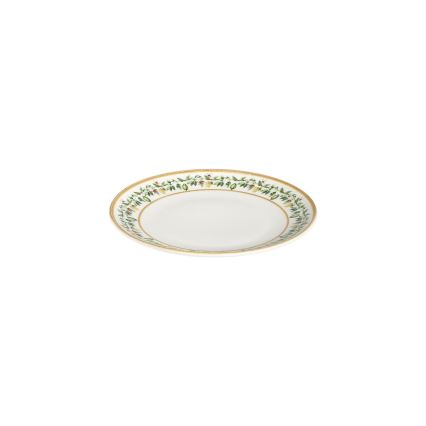 Jídelní sada 24 ks krémová/béžová/zelená/porcelán