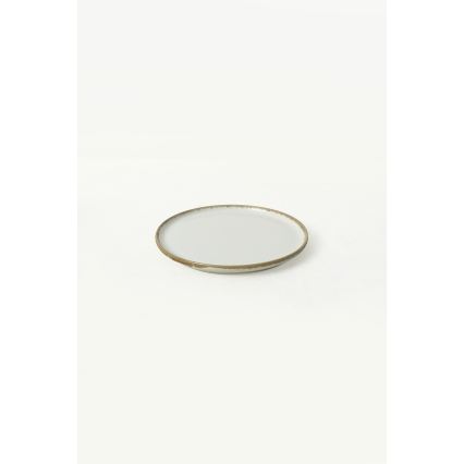 Jídelní sada 24 ks krémová/hnědá/keramika