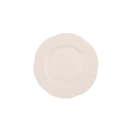 Jídelní sada 24 ks krémová/porcelán