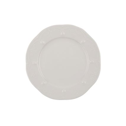 Jídelní sada 24 ks krémová/porcelán