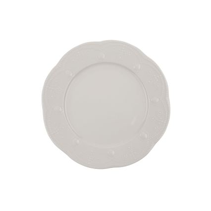 Jídelní sada 24 ks krémová/porcelán