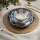 Jídelní sada 24 ks modrá/bílá/porcelán