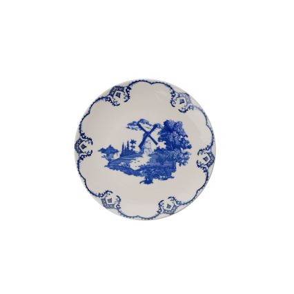 Jídelní sada 24 ks modrá/bílá/porcelán