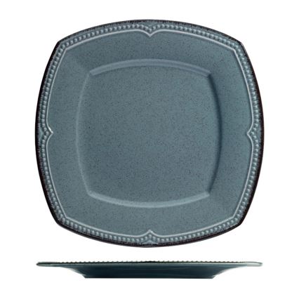 Jídelní sada 24 ks modrá/porcelán