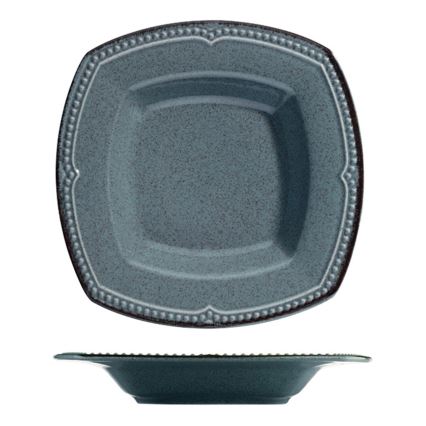 Jídelní sada 24 ks modrá/porcelán