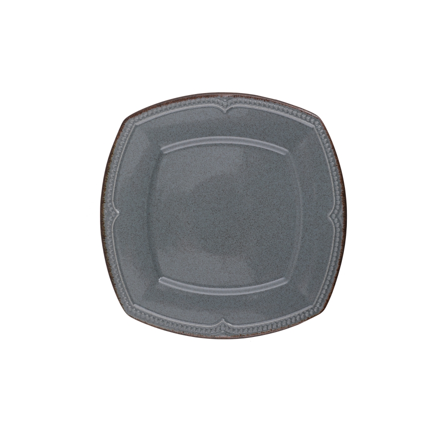 Jídelní sada 24 ks modrá/porcelán