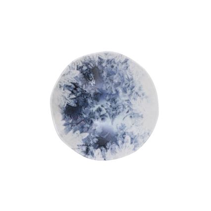 Jídelní sada 24 ks modrá/porcelán