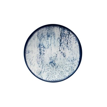 Jídelní sada 24 ks modrá/porcelán