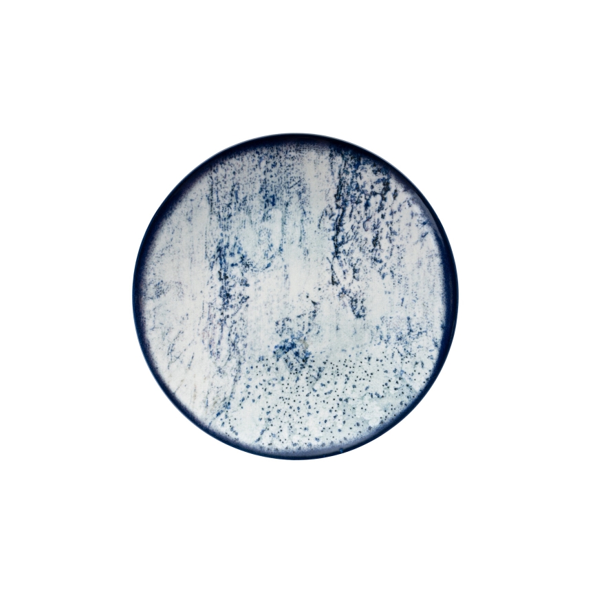 Jídelní sada 24 ks modrá/porcelán