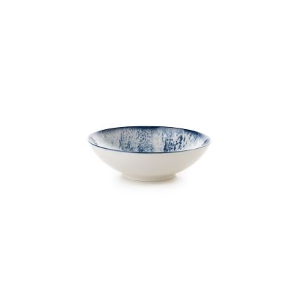 Jídelní sada 24 ks modrá/porcelán