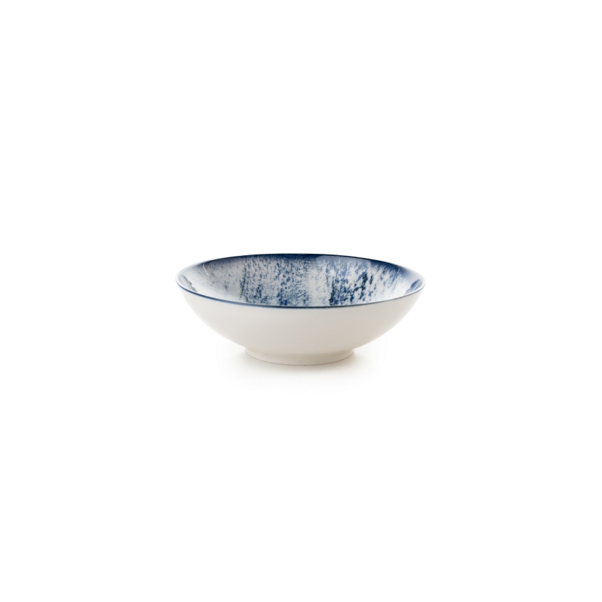 Jídelní sada 24 ks modrá/porcelán