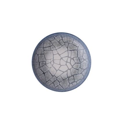 Jídelní sada 24 ks modrá/porcelán