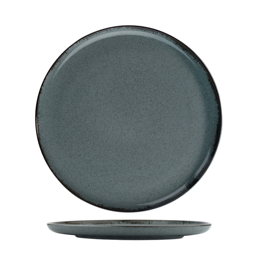 Jídelní sada 24 ks modrá/porcelán