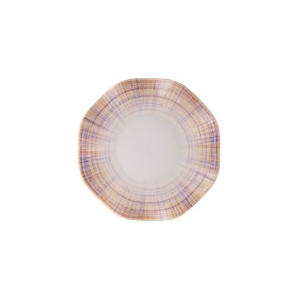 Jídelní sada 24 ks oranžová/porcelán