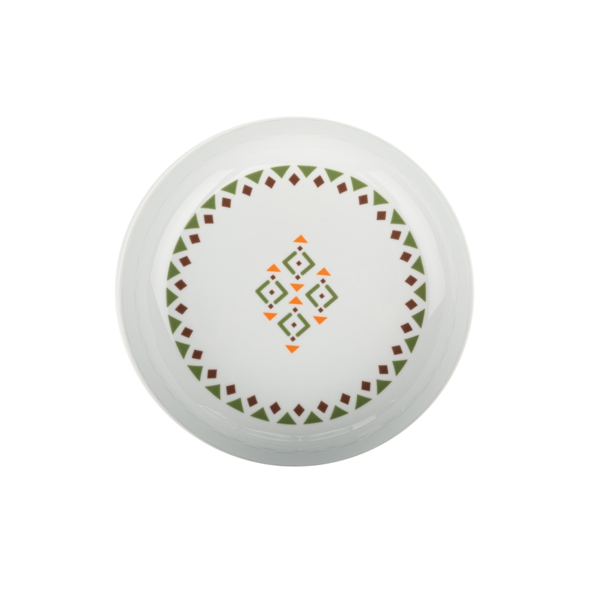 Jídelní sada 24 ks pestrobarevná/porcelán