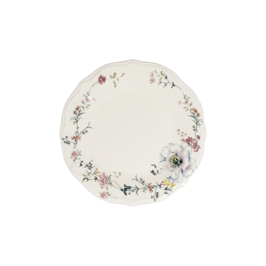 Jídelní sada 24 ks pestrobarevná/porcelán