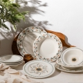 Jídelní sada 24 ks pestrobarevná/porcelán