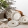 Jídelní sada 24 ks pestrobarevná/porcelán