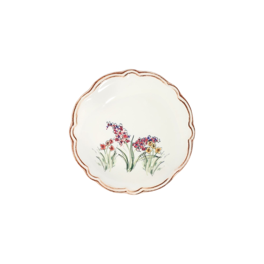 Jídelní sada 24 ks pestrobarevná/porcelán