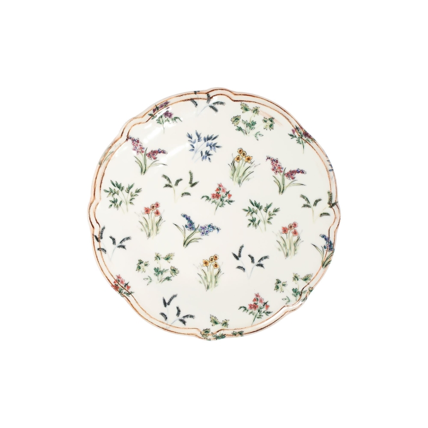 Jídelní sada 24 ks pestrobarevná/porcelán