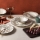 Jídelní sada 24 ks pestrobarevná/porcelán