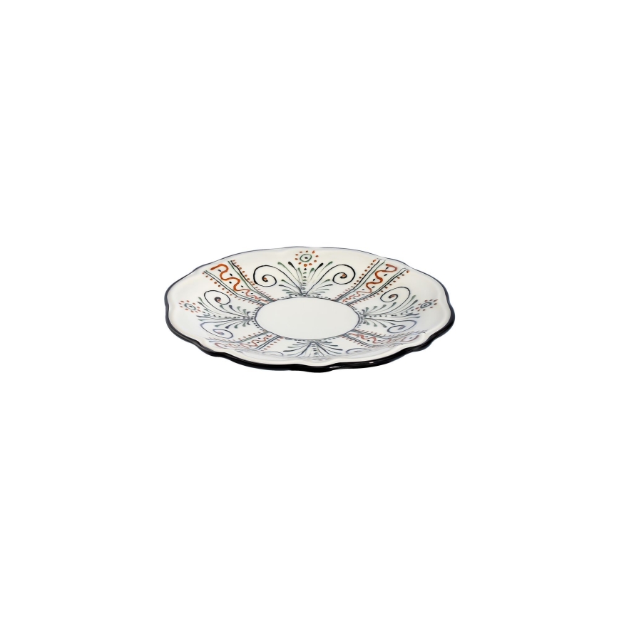 Jídelní sada 24 ks pestrobarevná/porcelán