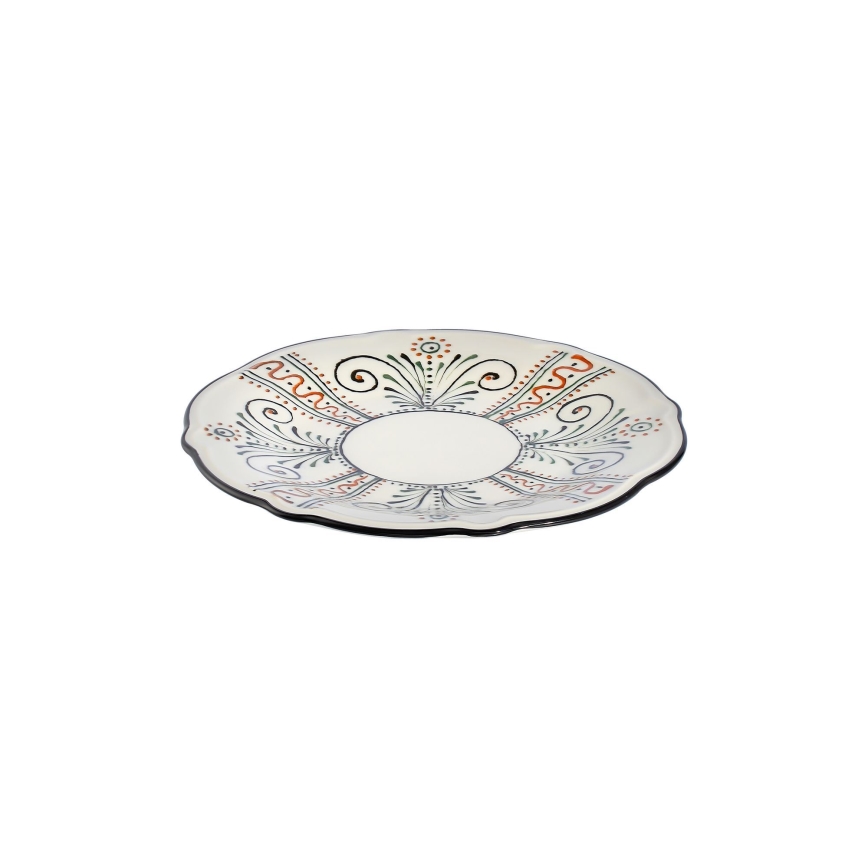 Jídelní sada 24 ks pestrobarevná/porcelán