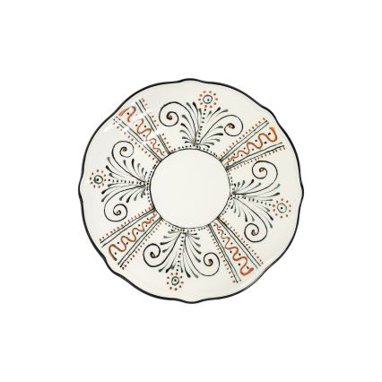 Jídelní sada 24 ks pestrobarevná/porcelán