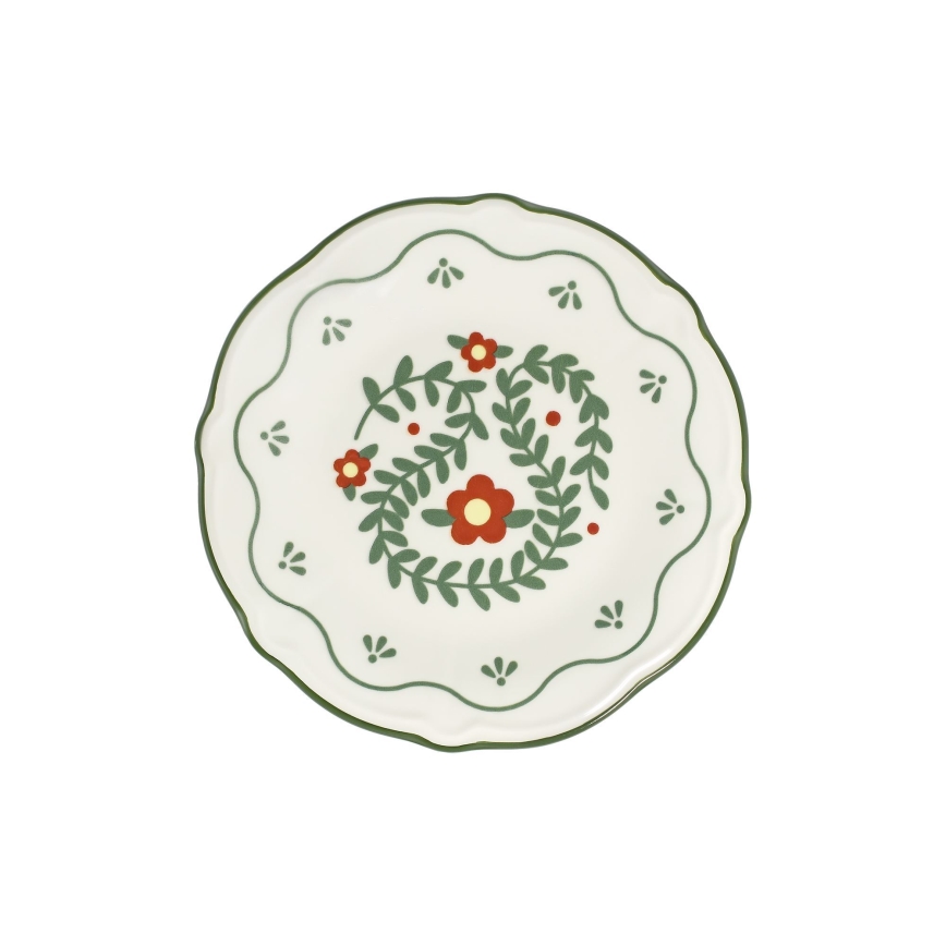 Jídelní sada 24 ks pestrobarevná/porcelán