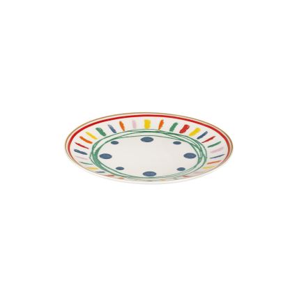 Jídelní sada 24 ks pestrobarevná/porcelán