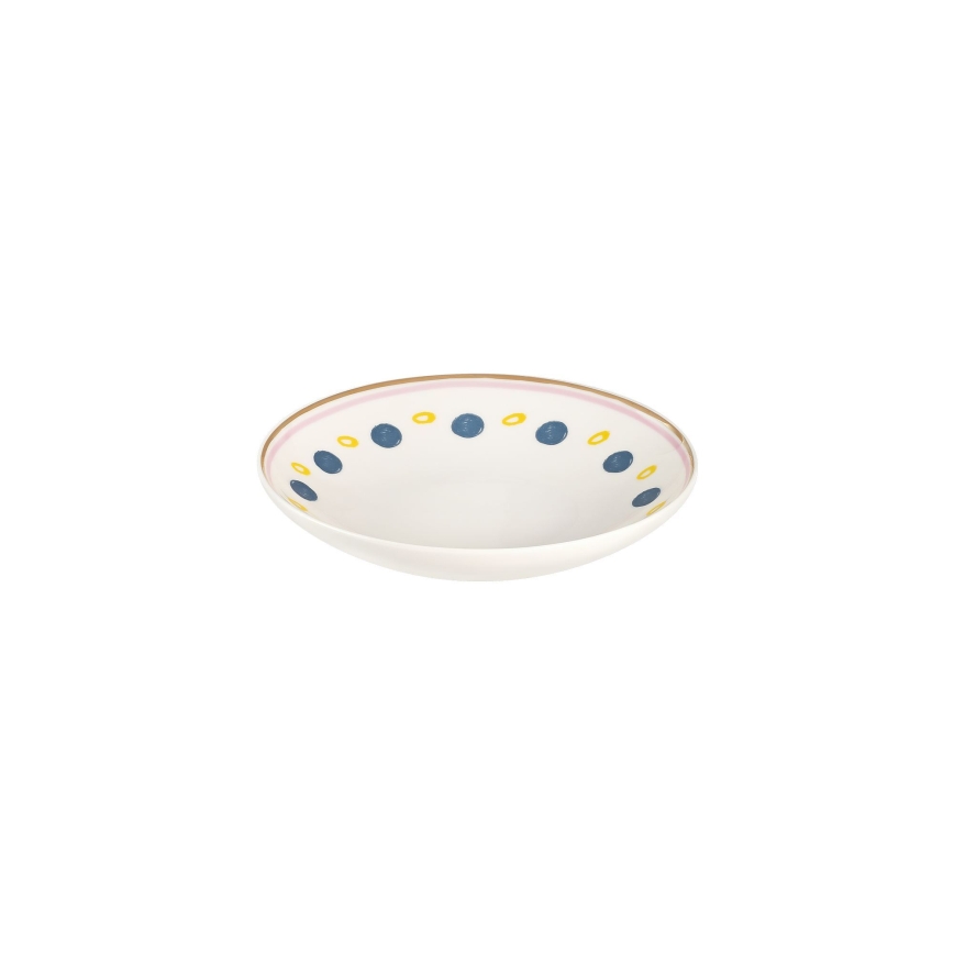 Jídelní sada 24 ks pestrobarevná/porcelán