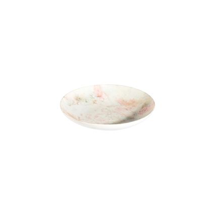 Jídelní sada 24 ks růžová/béžová/porcelán